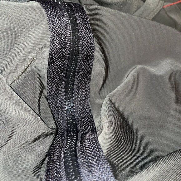 Sun‎ Kim Jersey Zip Front Bubble Hem Tunic Top Medium Stretch Pockets Lagenlook - Picture 7 of 8